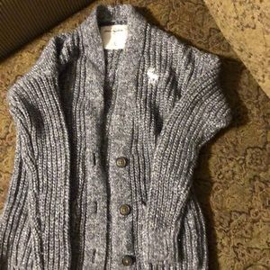 Long cable knit sweater - abercrombie
